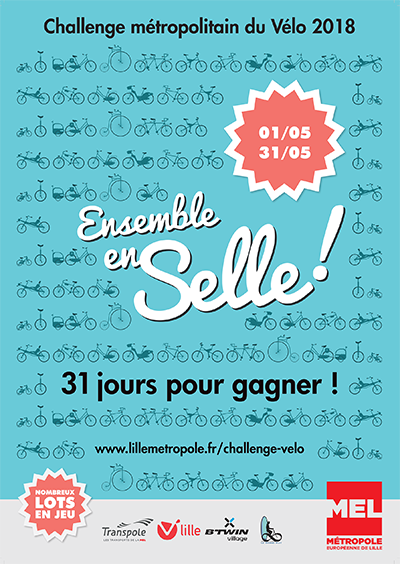 Affiche Challenge vélo MEL