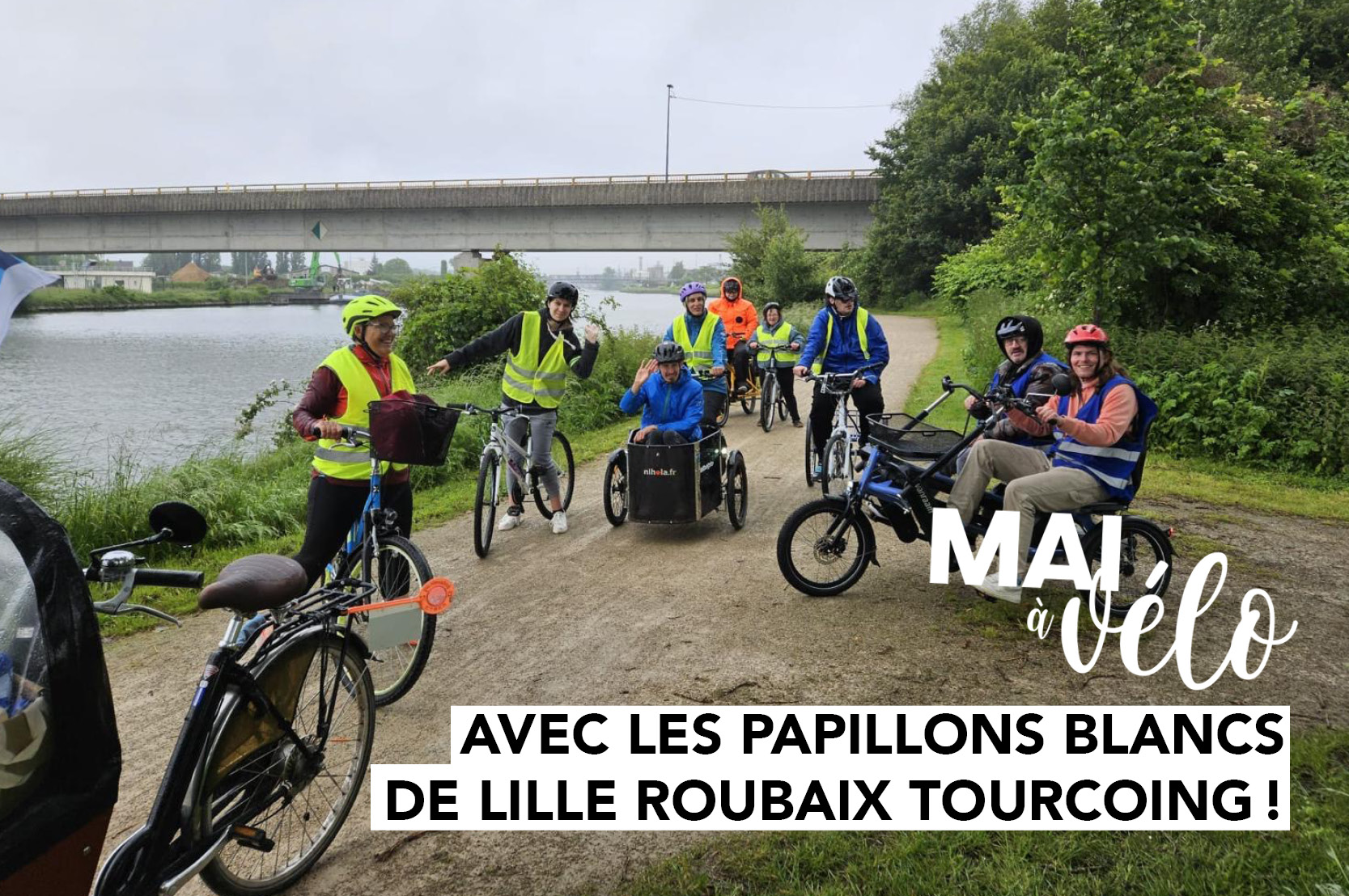 Mai à vélo 2025 Les Papillons Blancs de Lille Roubaix Tourcoing