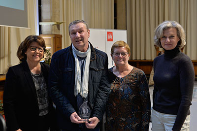 Martine Aubry, Olivier Houyoux, Marcelle Myszkowski, Florence Bobillier, Trophées de l'engagement 2017 à Lille