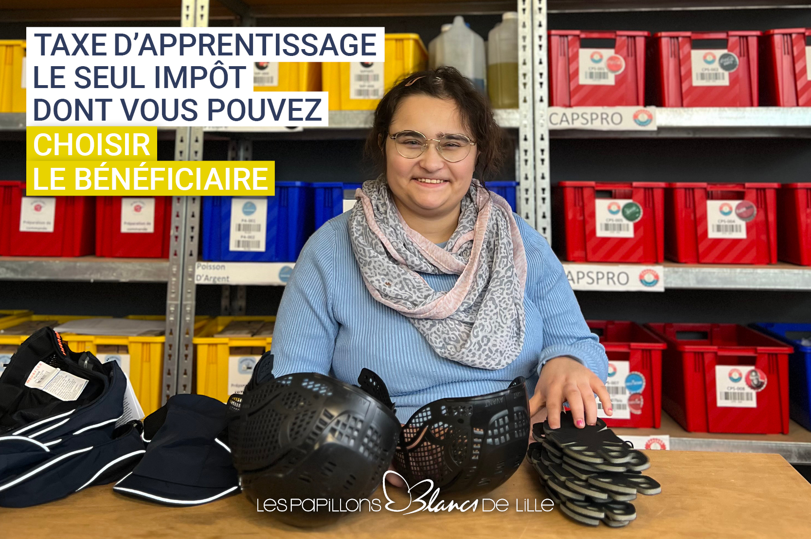 Taxe d'apprentissage 2026 Les Papillons Blancs de Lille 