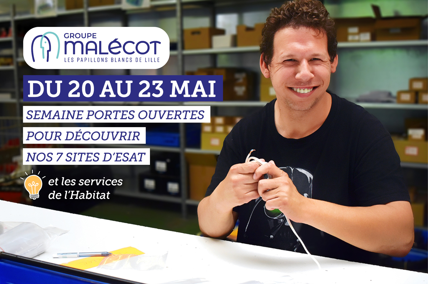 Les Papillons Blancs de Lille Le Groupe Malécot portes ouvertes Esat mai 2025