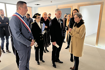 Jean Christophe Combe ministre visite unité de vie Camphin en pévèle