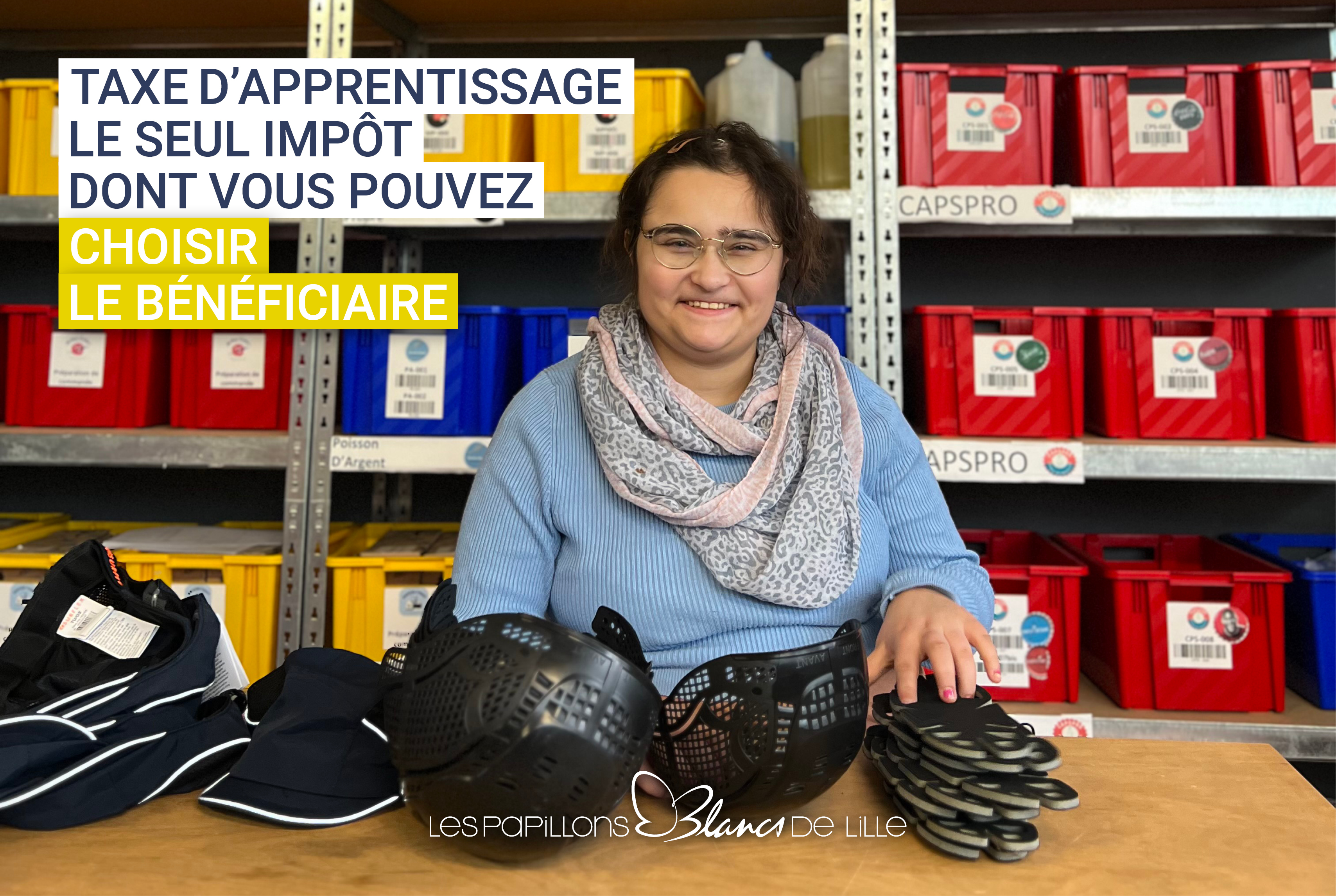 Taxe d'apprentissage Les Papillons Blancs de Lille 2026 Esat IMPro
